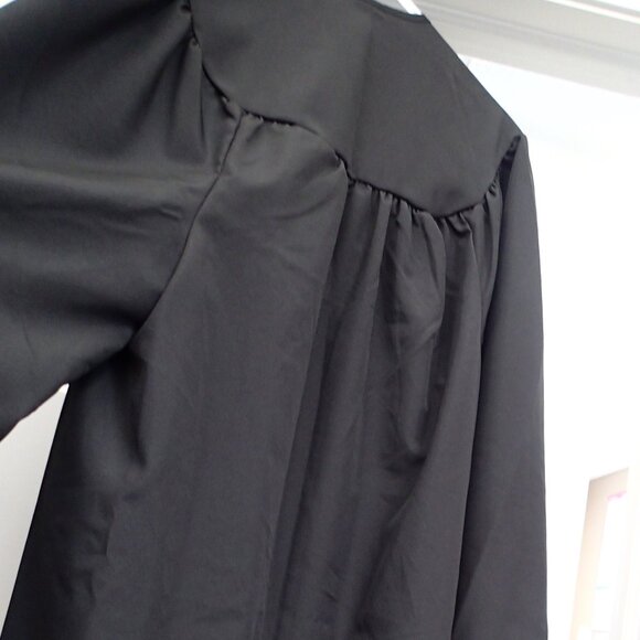 Black Graduation Gown - Picture 2 of 4